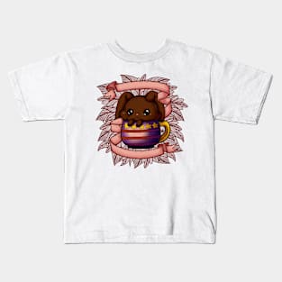 Cute Bunny in a Cup Kids T-Shirt